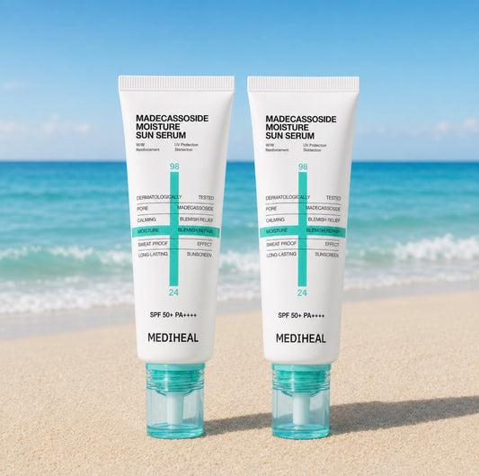 MEDIHEAL Madecassoside Moisture Sun Serum SPF50+ PA++++ (2’li Set)