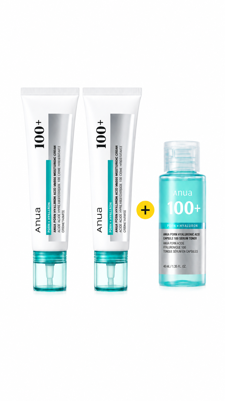 Anua PDRN Hyaluronic Acid Moisturizing Cream Set (2 Adet Nemlendirici Krem + Hediye Capsule 100 Serum Toner)