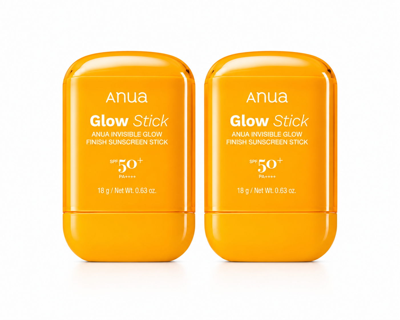 Anua Invisible Glow Finish Sunscreen Stick SPF50+ PA++++ (18 g x 2)