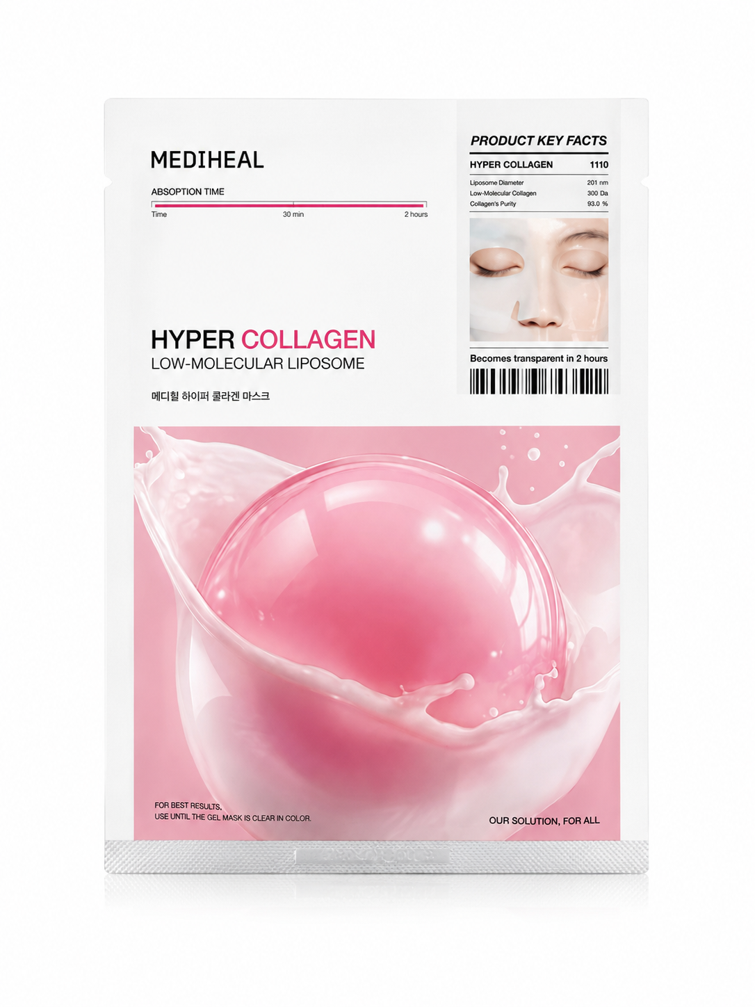 Mediheal Hyper Collagen Low-Molecular Liposome Gel Mask