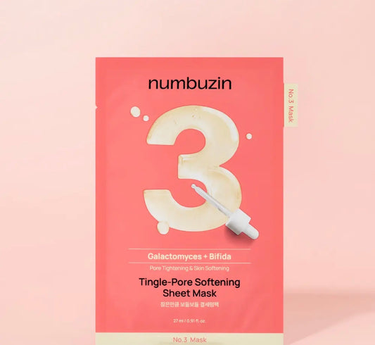 Numbuzin No.3 Tingle-Pore Softening Sheet Maske