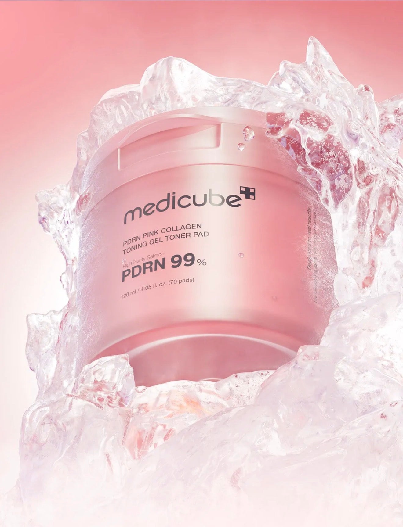 Medicube PDRN Pink Collagen Toning Gel Toner Pad