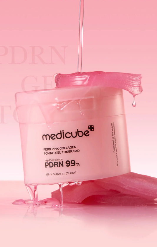 Medicube PDRN Pink Collagen Toning Gel Toner Pad