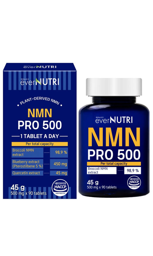 EverNutri NMN Pro 500 Takviye Edici Gıda (90 Tablet)