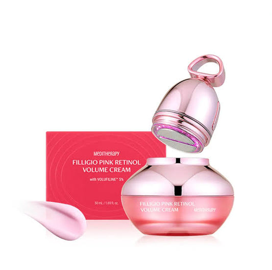MEDITHERAPY Filligio EMS Device + Filligio Pink Retinol Volume Cream Set