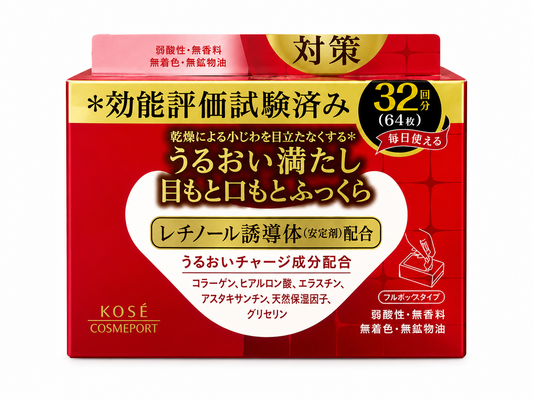 KOSE Cosmeport Clear Turn Retinol Eye & Mouth Zone Mask