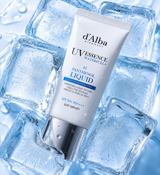 d’Alba Piedmont UV Essence Waterfull +2 Panthenol Liquid SPF50+ PA++++ Güneş Serumu Set 50 ml + 12 ml