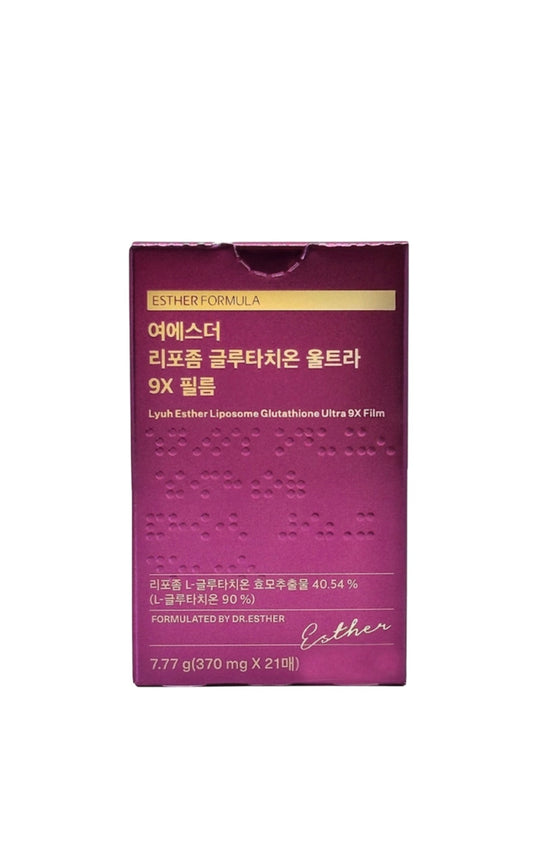 Esther Formula Liposome Glutathione Ultra 9X Film Takviye 21 Adet