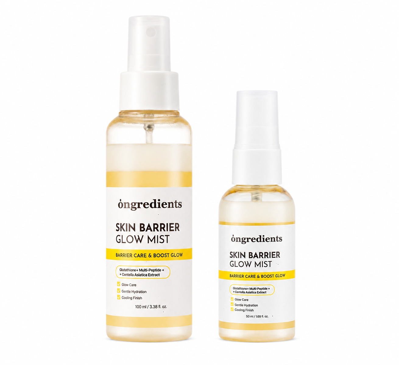 Ongredients Skin Barrier Glow Mist Set (100 ml + 50 ml)
