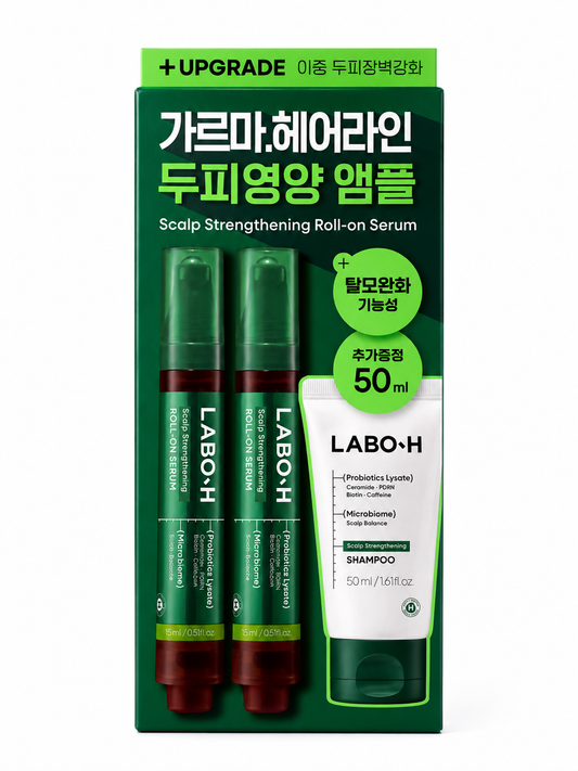 LABO-H Scalp Strengthening Roll-on Serum Set