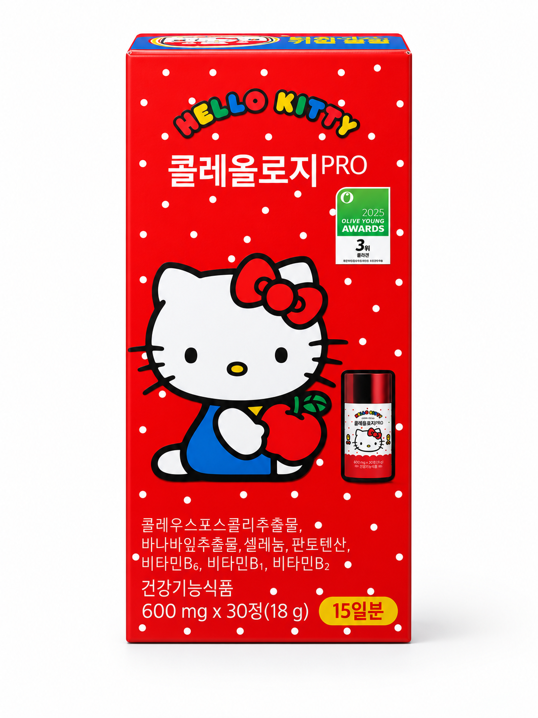 Hello Kitty Colleology Pro 600 mg x 30 Tablet