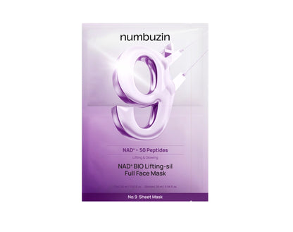 Numbuzin No.9 NAD+ BIO Lifting-sil Full Face Maske