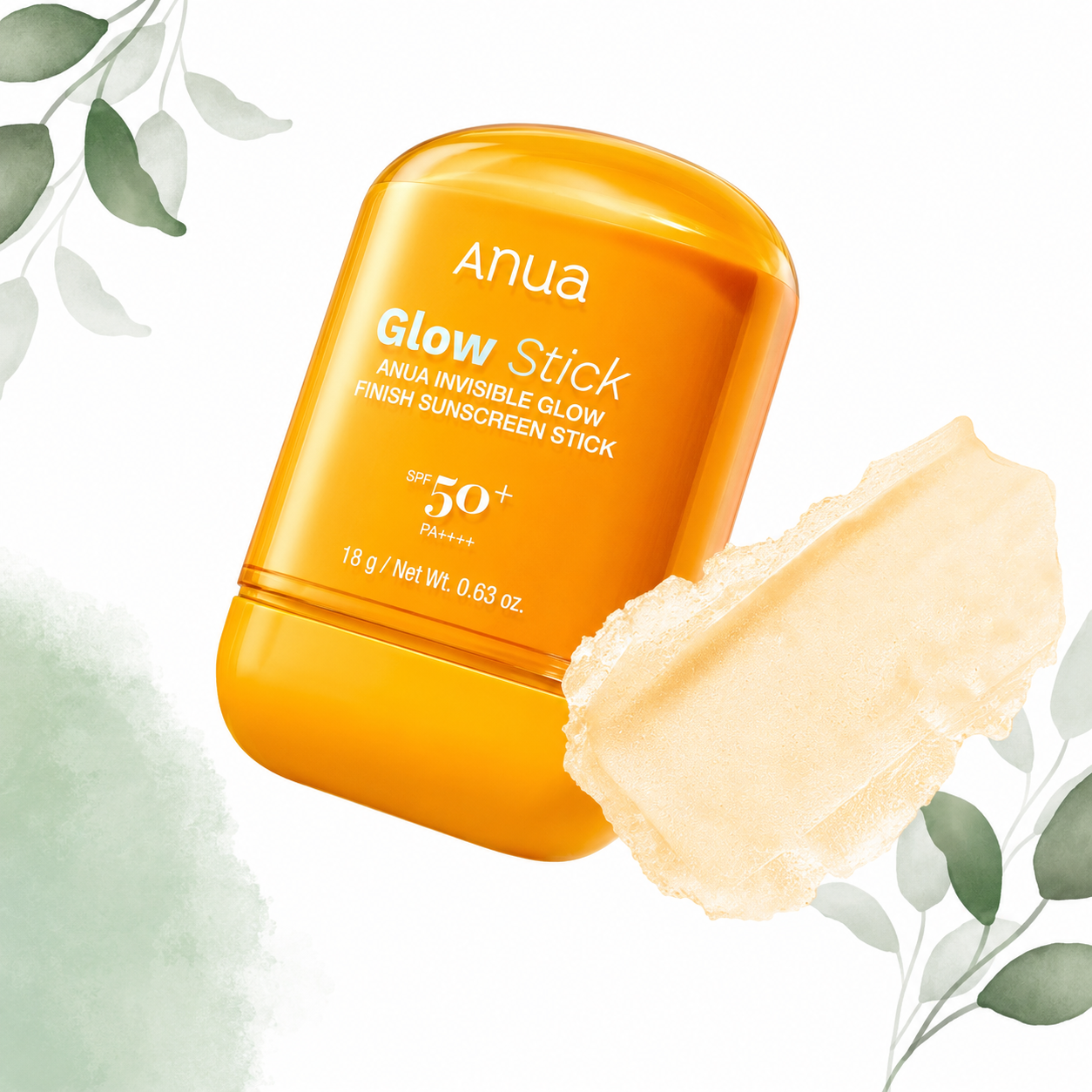 Anua Invisible Glow Finish Sunscreen Stick SPF50+ PA++++ 18 g