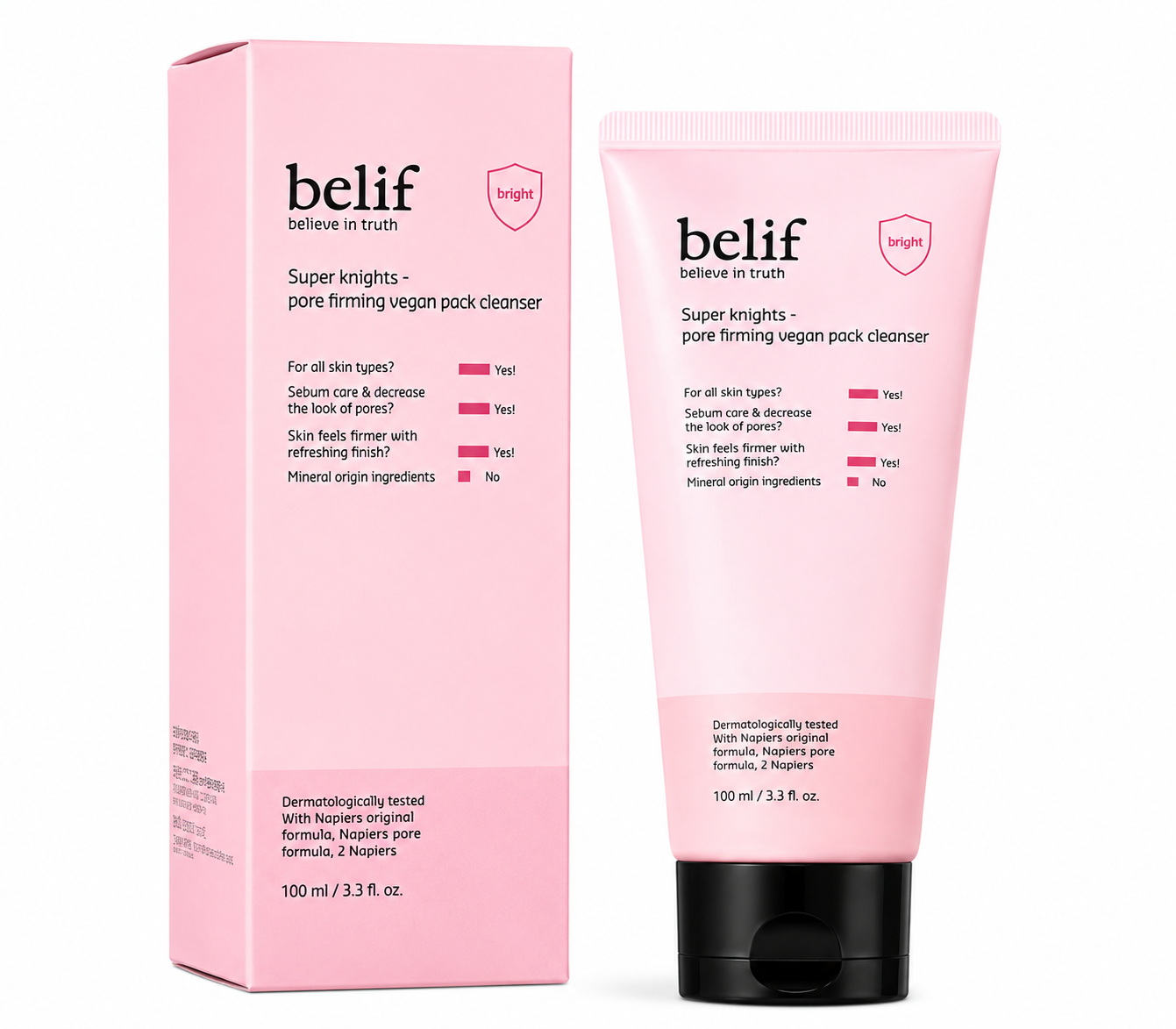 Belif Super Knights Pore Firming Vegan Pack Cleanser